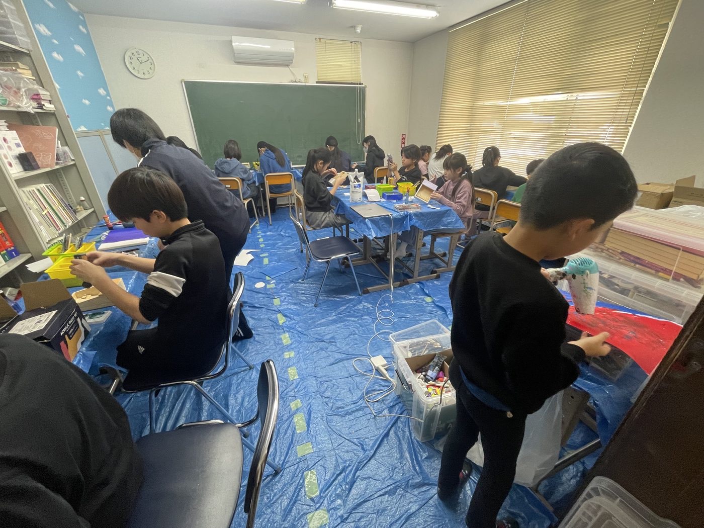 アート教室の授業風景